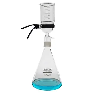 Borosilikatglas-Sandkern filter halter Vakuum-Lösungsmittel filtration gerät mit 1000ml Trichter