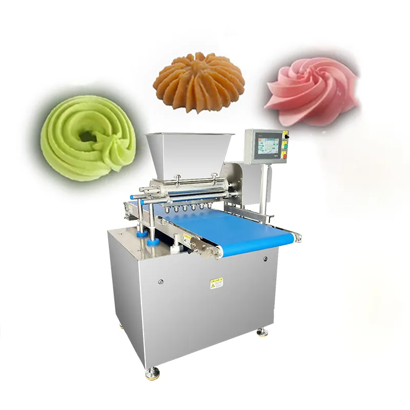 Máquina de panadería automática para galletas, máquina para hacer galletas suaves y pequeñas, para decorar galletas