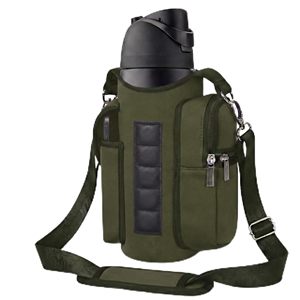 Accessoires pour bouteille d'eau : Sac magnétique portable pour bouteille avec support pour téléphone, kit de sac de sport, comprend un sac bandoulière grande capacité pour bouteille - Product Image 1