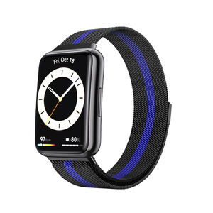 Correa de Nailon Magnética Milanese para Reloj Inteligente, Correa de Repuesto Compatible con el Nuevo <span class=keywords><strong>Huawei</strong></span> <span class=keywords><strong>Watch</strong></span> <span class=keywords><strong>Fit</strong></span> <span class=keywords><strong>2</strong></span> - Product Image 6