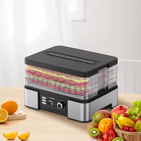 1-24 Uur Voedsel Droger Dehydrator Huishoudelijke Voedsel Dehydrator Kleine Voedsel Dehydrator 5 Trays Fruit Droger