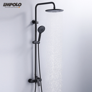 Ensemble de douche de salle de bain en laiton britannique mélangeur robinets et équipement chromés pour hôtels et salles de bain - Product Image 1