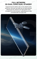 Teléfono Inteligente Android de 6.7 Pulgadas, Desbloqueado, 16GB/512GB, Doble SIM, 5G, con Desbloqueo Facial, Batería de Gran Capacidad, Venta al Por Mayor OEM