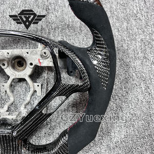 <span class=keywords><strong>Volant</strong></span> en cuir en fibre de carbone véritable personnalisé pour les modèles Infiniti G37 Q50 Q60 Q70 <span class=keywords><strong>G25</strong></span> G35 QX50 QX60 QX70 de la série 3 - Product Image 3