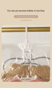 Bolsas de Almacenamiento al Vacío Colgantes Y-Air, 6 Alambres + PA+PE Grueso para Ropa Fresca y sin Arrugas - Product Image 4