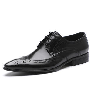 Chaussures mocassins en cuir, style business décontracté, pour le bureau et la carrière, design patchwork, confortables, respirantes, semelle en caoutchouc. - Product Image 6