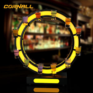 Vente d'usine, service VIP, présentoir à bouteilles LED, support de présentation de bouteilles de <span class=keywords><strong>champagne</strong></span>, présentoir à bouteilles en verre LED lumineux - Product Image 4