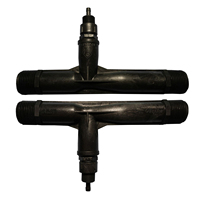 Boquilla Venturi de Ozono ZDVseal DN25 con Rosca BSP de 32 mm, Inyector Venturi de PVDF de 1 Pulgada para Bomba Dosificadora de Productos Químicos, Resistente a la Corrosión