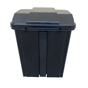 Bidone per la raccolta differenziata da esterno in plastica robusta ed ecologica con coperchio scorrevole da 35 litri - Economico - Product Image 2