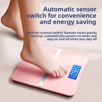 Timbangan Dapur Elektronik Berkualitas Tinggi Cedar Space, Timbangan Badan Presisi, Penurun Berat Badan, Untuk Dewasa, Asrama, Perempuan, Penggunaan di Rumah, Sensor Otomatis Cerdas