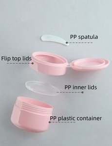 Lật đầu PP rỗng lọ kem với muỗng nha khoa bột Lotion Container 100g 150g - Product Image 6