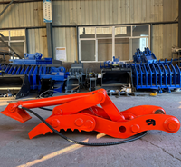 Pinza Hidráulica Progresiva RSBM para Excavadora Volvo ECR145 de 14-15 Toneladas, para Manipulación de Troncos, Rocas y Chatarra