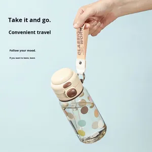 Gourde portable mignonne pour enfants, garçons et filles, étudiants, de haute qualité, pour l'été, avec paille - Product Image 3