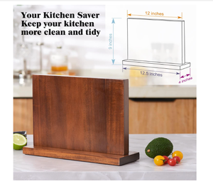 Từ Dao Khối Dao Nhà Bếp Dao Chủ Mà Không Cần Dao Keo Tự Nhiên Lưu Trữ Tổ Chức Với Nam Châm Mạnh Mẽ - Product Image 4