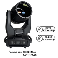 Igracelite IP65 Impermeable 350W 380W Luz de Cabeza Móvil Beam Mini para Exterior Sharpy Beam Ligera Iluminación de Escenario RDM