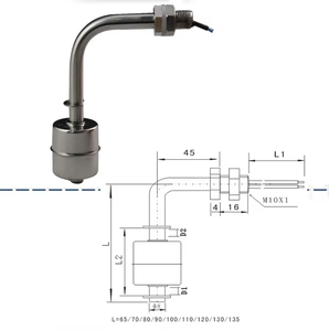 KOLAS FAST-47LP-F30 Side-mounted Stainless Steel Reed <b>Switch</b> Float Ball Float <b>Switch</b> Industrial Liquid Level <b>Sensor</b> Guangdong - Product Image 1