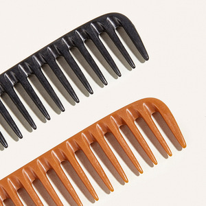 Peine de Plástico de Dientes Anchos para Resaltar el Cabello, Herramienta de Peinado para Uso Doméstico - Product Image 5