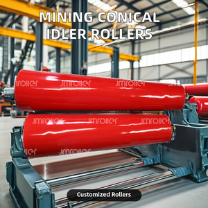 بكرات مخروطية جديدة من الفولاذ الكربوني للناقلات الفحمية - Product Image 6