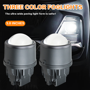 <span class=keywords><strong>CYS</strong></span> W30 Fari Fendinebbia a LED Doppi da 3.0 Pollici con Proiettore LED Monocromatico/a 3 Colori in Rame 35W 12V Luci Auto Nuove - Product Image 2