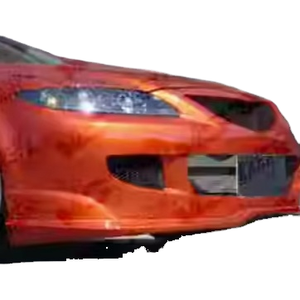 Kit de Carrocería Fuzion para Mazda 6 4 Puertas 2003-2007, Nuevo Parachoques de ABS, 4 Piezas con Aberturas para Escape Automático en Posición Delantera y Trasera - Product Image 1