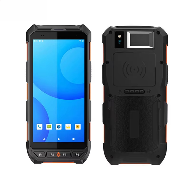 5.5 Inch Rugged Industrial Handheld Pda Face Recognition Fingerprint 134.2khz 125khz Uhf Android 13 Nfc 2d Qr Barcode Stock