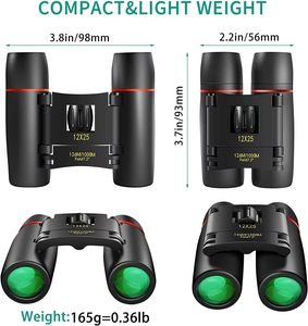 Binoculares Compactos con Zoom 8x21, Largo Alcance 1000m, Plegables, HD, Potentes, Mini Telescopio, Óptica BAK4 FMC, para Caza, Deportes, Camping, Año Nuevo - Product Image 2