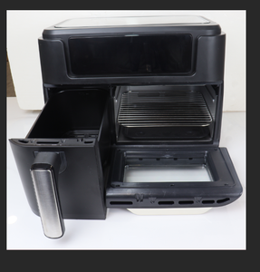 家庭用エアフライヤー3.5L + 6Lタッチスクリーンダブルエアフライヤー電気圧力鍋エアフライヤー2バスケット付き - Product Image 2