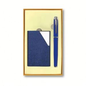 Juego de Bolígrafo y Tarjetero Pequeño Clásico y Exclusivo 2025, Regalo Promocional de Lujo, Recuerdo para Empresas - Product Image 2