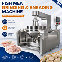Machine à battre le surimi industrielle en acier inoxydable avec contrôle de vitesse variable pour la transformation de la pâte de poisson