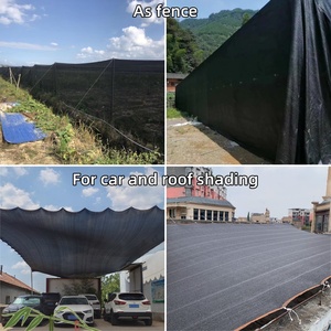 HDPE Shade lưới nhựa Argo đen Sun Shade 60% Shading với UV khối màn hình mặt trời cho rau vải bóng lưới vải - Product Image 5