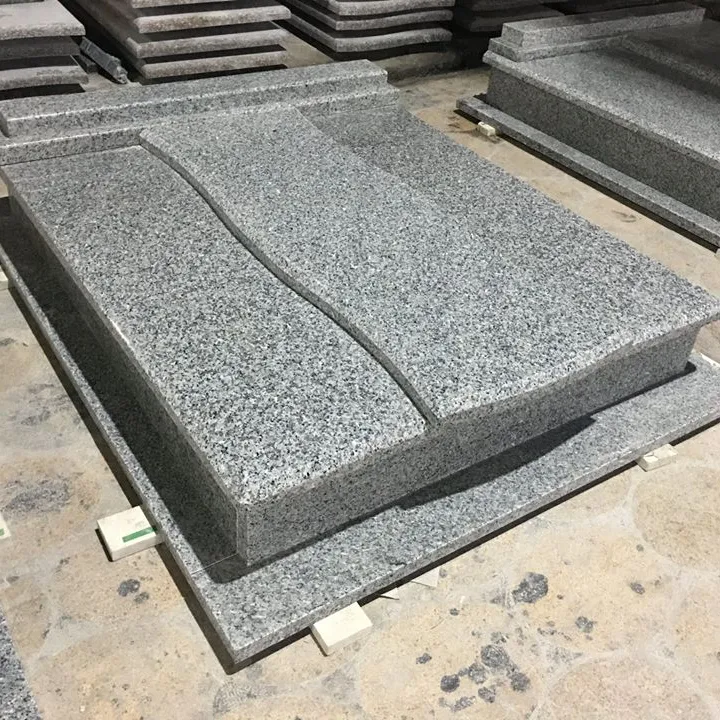 Yeni kuğu beyaz granit mezar taşı cilalı gri granit heykel fabrika fiyat