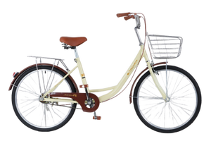 Rahmen aus Kohlenstoffstahl mit einer Tragfähigkeit von 150 kg, 24/26-Zoll Damen-Vintage-Citybike für Pendler - Product Image 6