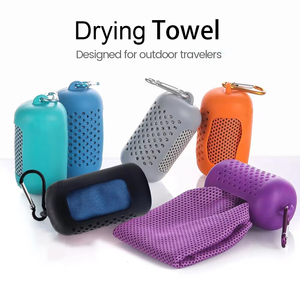 Portable Silicone <b>Mini</b> Cold Towel, Polyester, Cooling Towel for Outdoor, Fitness, Sports, Gym, Running, Quick Drying - Product Image 3