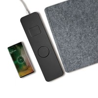 CARDSILK Nuevo Mousepad Inalámbrico Extra Grande para Escritorio, Oficina, Computadora, con Carga Magnética Rápida Desmontable