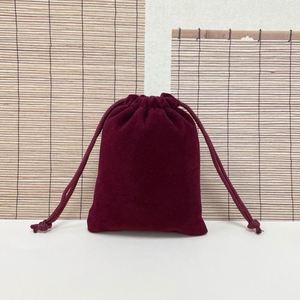 ถุงกำมะหยี่ใส่เครื่องประดับแบบมีเชือกผูก ขนาดเล็ก 8*10 ซม. ขายส่ง - Product Image 2
