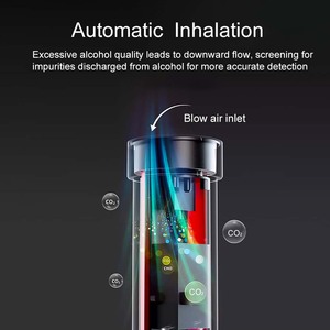 Draagbare Hoge Precisie Oplaadbare Lithiumbatterij Hoogwaardige Alcoholtestresultaten Brandstofcelsensor Alcoholtester - Product Image 5