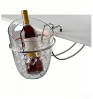 Distributeur de bière et seau à glace en acier inoxydable, moderne, écologique, réutilisable, portable et durable, avec support, couleur personnalisable
