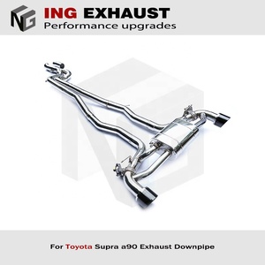 Venta Directa de Fábrica <span class=keywords><strong>ING</strong></span> para Toyota Supra A90 Catback <span class=keywords><strong>2021</strong></span>+ Supra A90 2.0T 3.0T B48 B58 Válvula de Escape Cat Back de Acero Inoxidable - Product Image 3