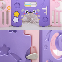 Faltbarer Parc Bébé Indoor-Spielplatz Komplettset Baby-Sicherheitszaun Lila Corrales Para Bebes Kinder-Sicherheits-Laufstall für Babys