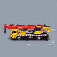 Sembo 712017 Véhicules d'ingénierie Blocs de construction Camion grue Sany Heavy Industry Briques Jouets de construction pour garçons