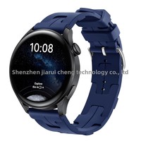 Bracelet de montre en silicone à boucle rapide motif H pour GT3/4/5/6 et Watch567 Herms