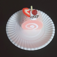 Assiette en papier jetable pour pizza pour les fêtes, vaisselle en papier et ensemble de fourchettes