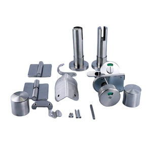 Hot bán nhà máy trực tiếp thép không gỉ nhà vệ sinh tủ phân vùng phụ kiện nhà vệ sinh cửa Phụ kiện Set - Product Image 3