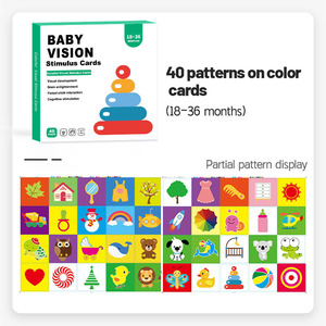 Offre Spéciale : Cartes d'Éveil et de Stimulation Visuelle Noires et Blanches pour Bébés de 0 à 3 <span class=keywords><strong>Mois</strong></span> – Contraste Élevé et Couleurs Vives - Product Image 6