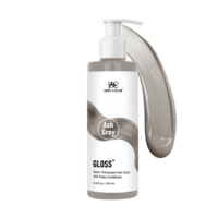 Shampooing Traitant Semi-Permanent GLOSS+ à Marque Blanche, Coloration Capillaire, Soin Profond, 6.8 fl oz, Sans Ammoniaque, Naturel et Herbal