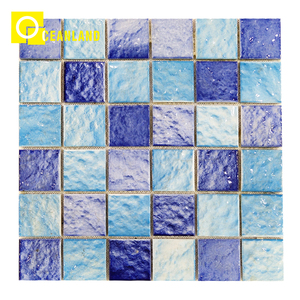 Mosaico <span class=keywords><strong>de</strong></span> cerámica <span class=keywords><strong>de</strong></span> grosor azul para piscina - Product Image 6