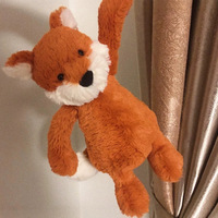 Peluche renard debout mignon, fourrure courte, rembourrage en coton PP, poupée en peluche, coussin doux à câliner, cadeau pour enfants et amis