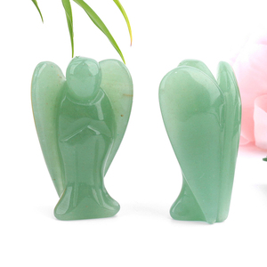 Vente en gros de sculptures en cristal : une variété de sculptures en pierres précieuses, ange de 2 pouces - Product Image 6
