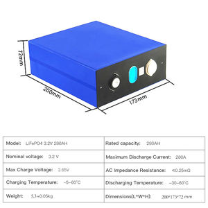 Recargable prismático de litio celular Paquete de 3,2 v 280ah 280 <span class=keywords><strong>Ah</strong></span> 100ah 300ah 400ah Lifepo4 320ah Catl batería oro Carro de <span class=keywords><strong>coche</strong></span> - Product Image 4