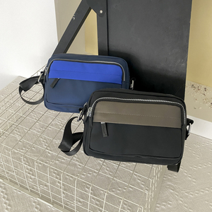 Sac bandoulière homme en tissu Oxford, style coréen décontracté, rétro européen et américain, durable, couleur unie, pour loisirs et voyage - Product Image 3